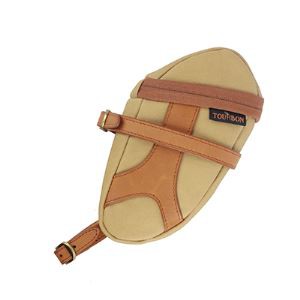 トーボンロード自転車サドルシートバッグ自転車サドルバッグパック防水キャンバスとレザー