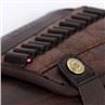 rifle buttstock shell holder leather