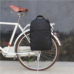 バイクパニエバックパックラップトップバッグ-ブラック